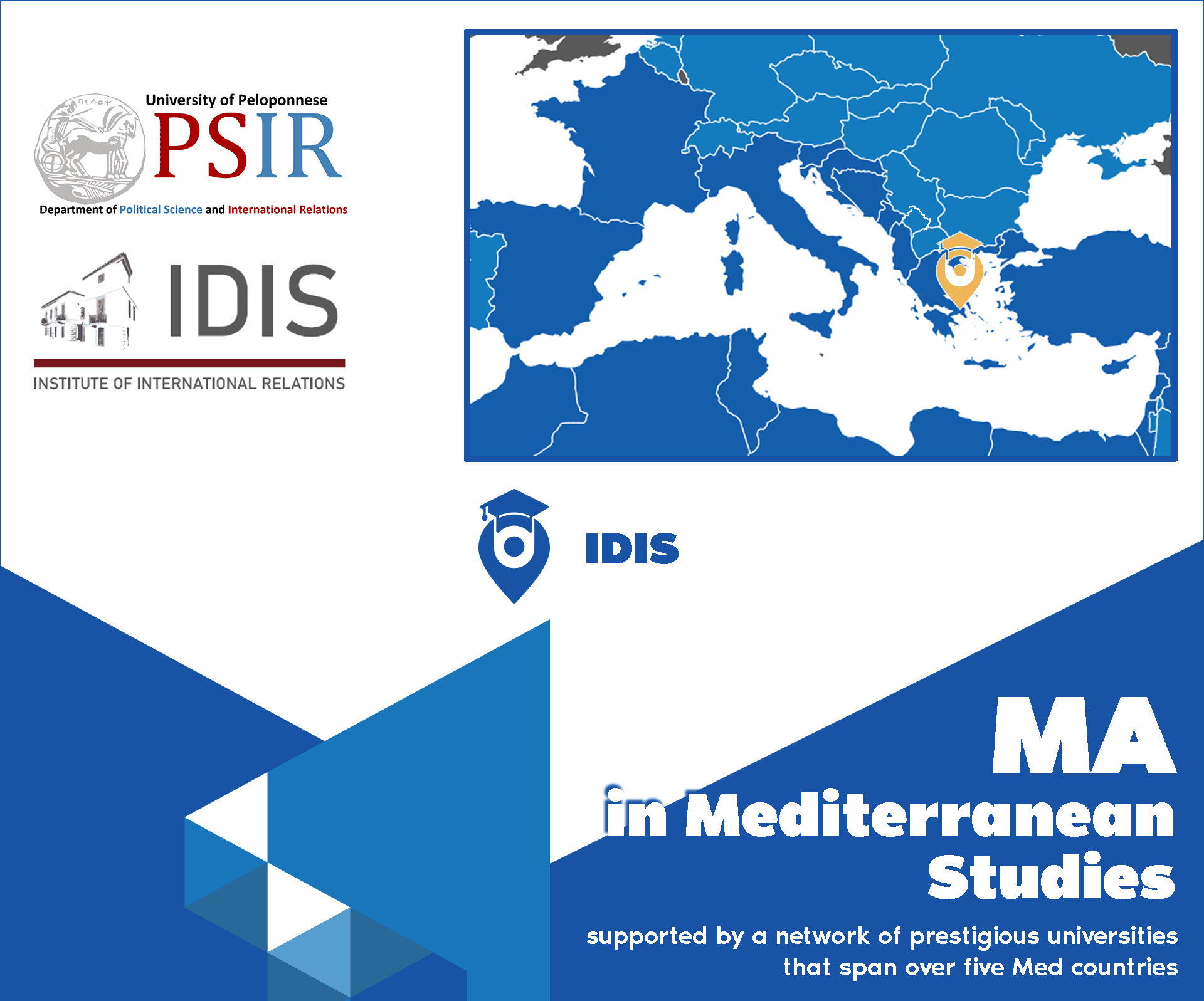Μνημόνιο Συνεργασίας ΠΕΔιΣ-ΙΔΙΣ | MA in Mediterranean Studies