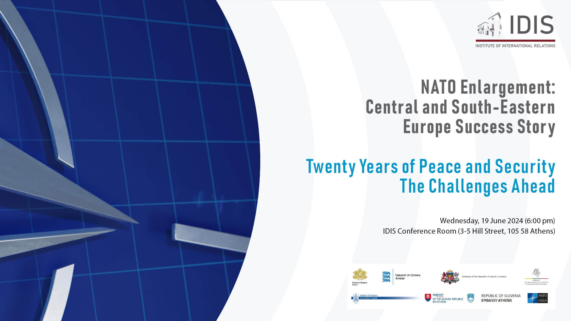 NATO Enlargement: Central and South-Eastern Europe Success Story. Twenty Years of Peace and Security. The Challenges Ahead
