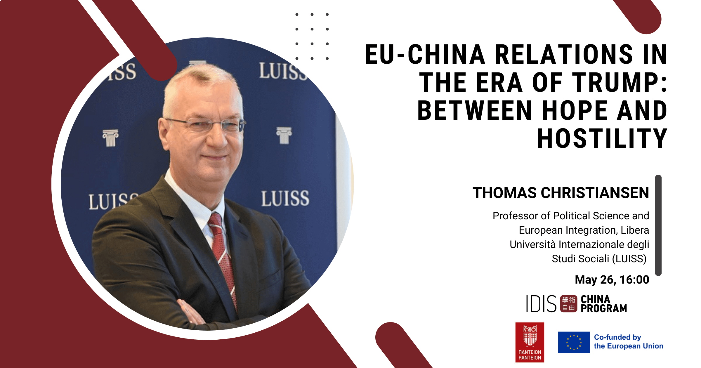 Invitation to a Lecture by Prof. Thomas Christiansen